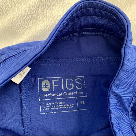 FIGS Axim Cargo Scrub Pants Technical Collection Blue T2001 Mens Size XS - Picture 4 of 4